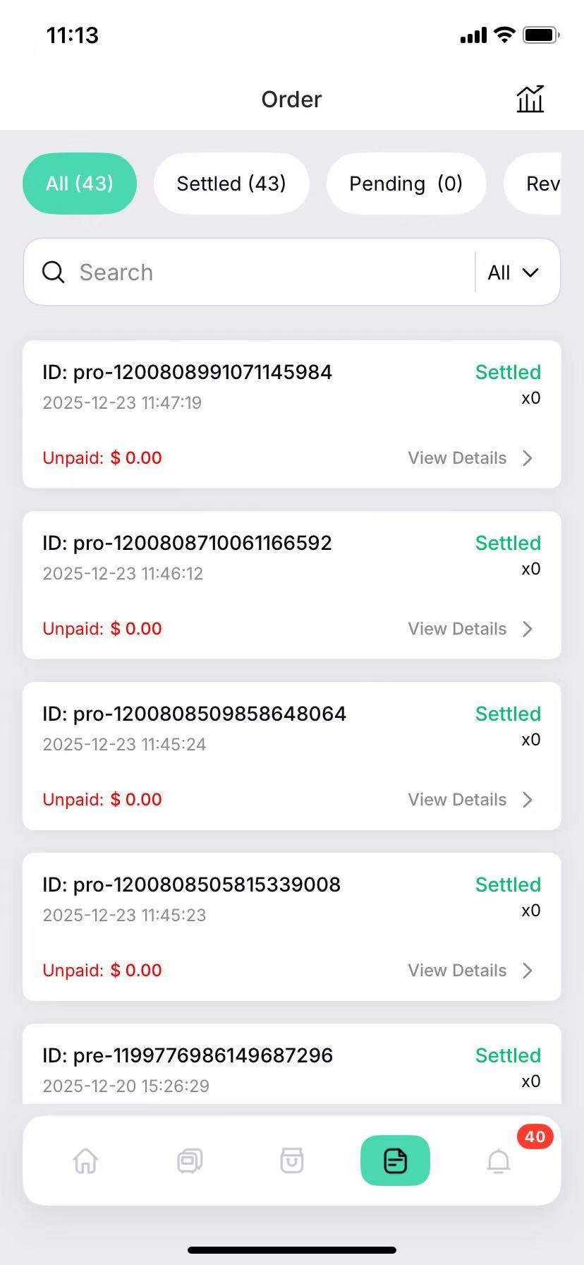 Vending machine app analytics