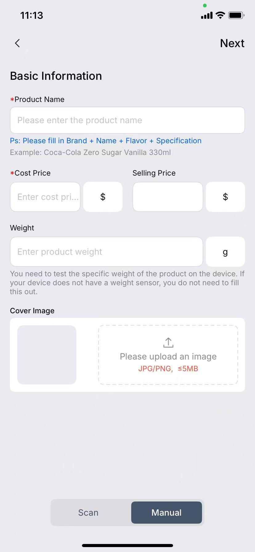 Vending machine app alerts