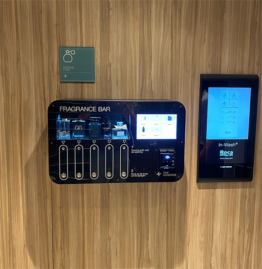 perfume spray vending machine